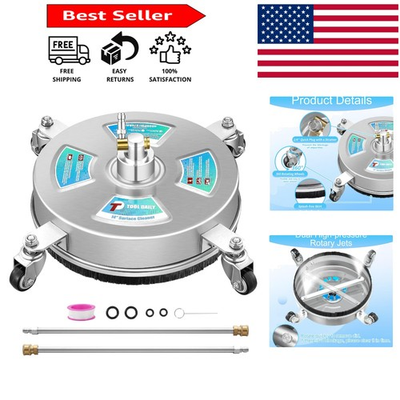 #ad Effortless 14” Stainless Steel Power Washer Cleaner 4000 PSI Efficiency $83.59