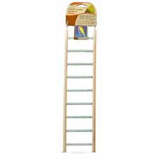 9-Step Bird-Life Trimmer Plus Cement Wood Ladder for Small Birds BA243