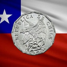 1978 Chile 10 Centavos - AU - Combined Ship