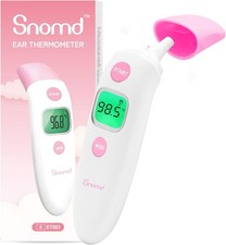 Forehead and Ear Thermometer 1 Non-Contact Balight Body Object