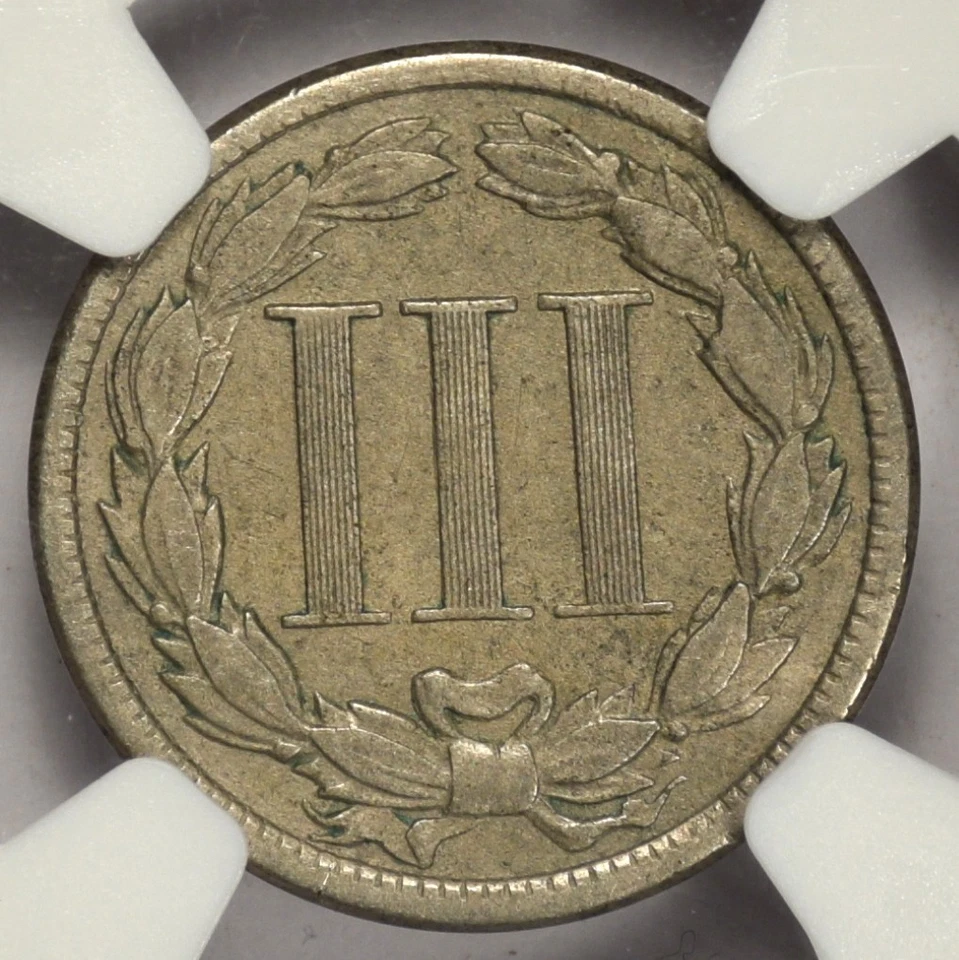 1882 3CN THREE CENT NICKEL ~ NGC XF40 - Image 3 of 4