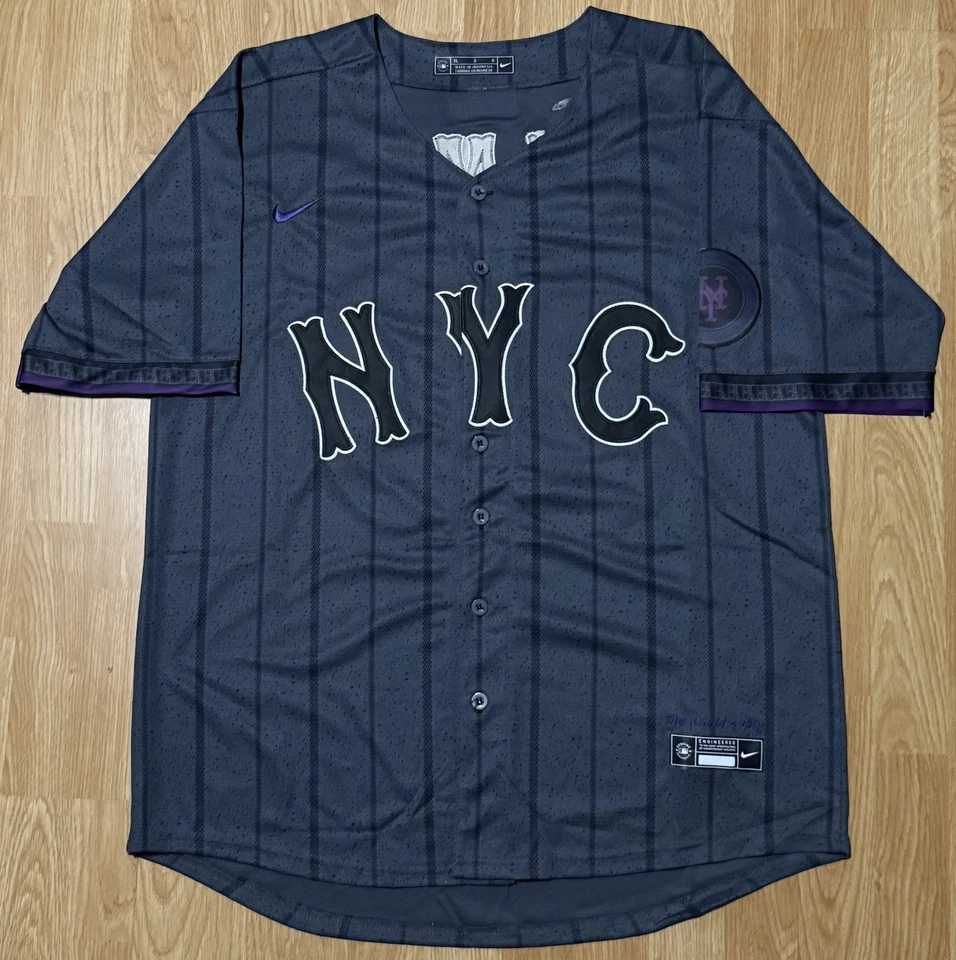 Clay Holmes Signed Autographed New York Mets City Connect Jersey PSA COA #35 - Image 4 of 4