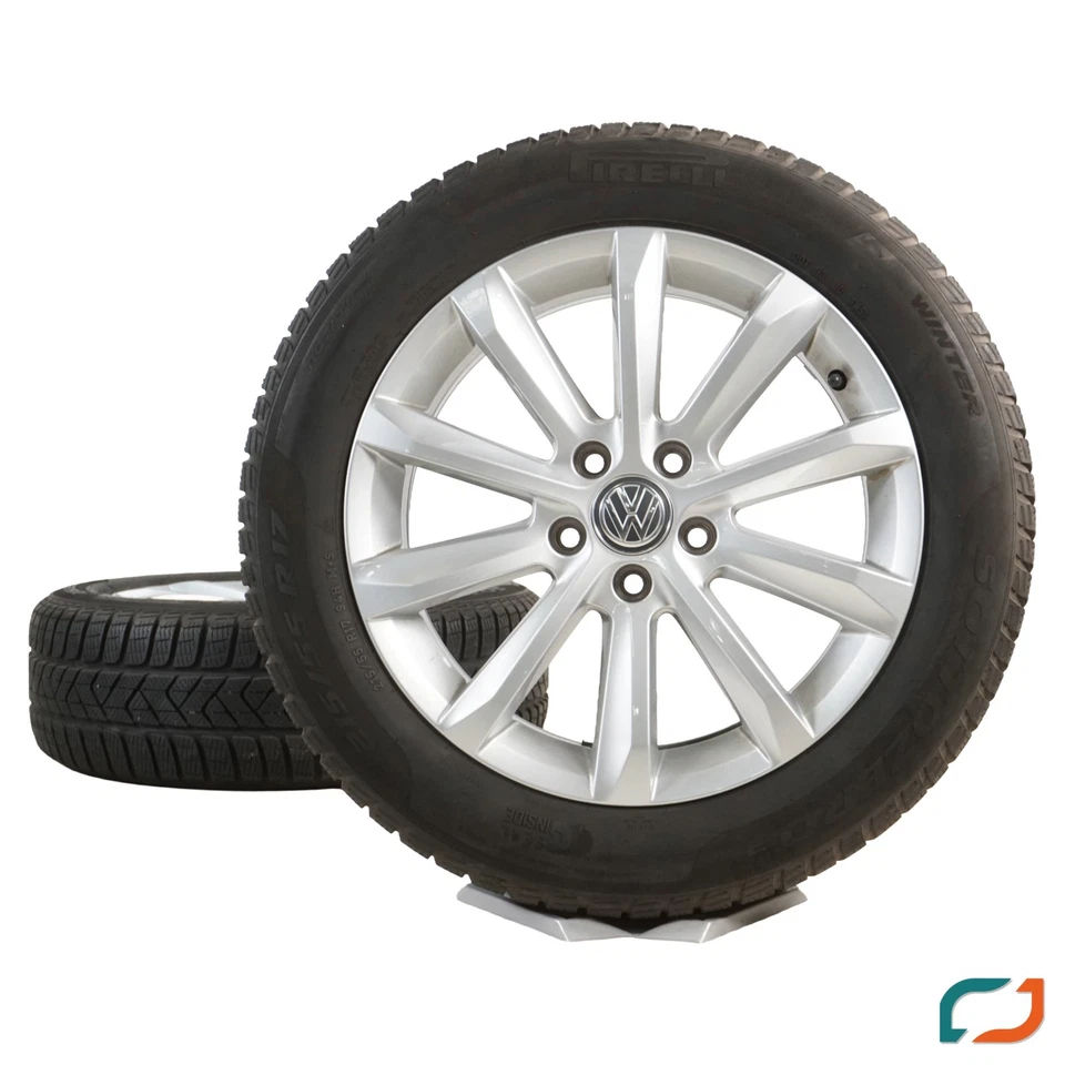 Original VW Passat 3G B8 Helsinki Winterräder Winterreifen 17 Zoll 3G0601025C - Bild 3 von 4