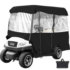 Golf Cart Enclosure, Polyester Driving Enclosure, Club Car Covers Universal Fit