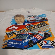 Vintage Hunter Sportswear Mark Martin Valvoli...