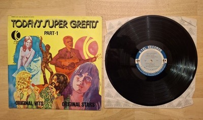 Vintage K-Tel Today's Super Greats Part 1 Album Vinyl LP Record 1974