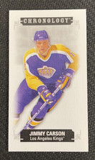 2018-19 UPPER DECK CHRONOLOGY JIMMY CARSON MINI CANVAS BLANK BACK #ed 2/3