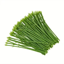 100pcs Plastic Floral Stem Artificial Flower Rod Olive Drab 250x12x5mm