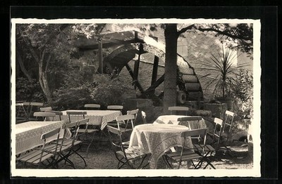 Ansichtskarte Bensheim-Zell, Gasthaus Vetters Mühle 