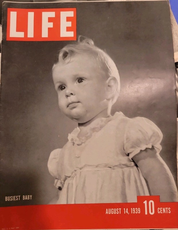 Life Magazine August 14 1939 "Sandy" Henville is Hollywood's Busiest Baby