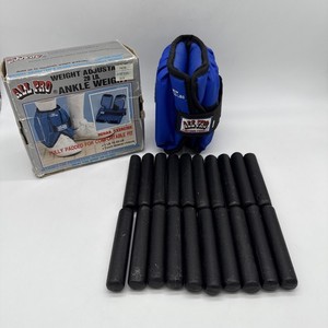 All Pro Contour Foam Single 20 LB Adjustable Ankle Weight 1lb To 20lb - COMPLETE