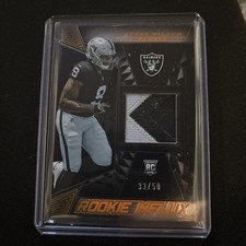 2023 Panini Black - Rookie Influx Materials Tyree Wilson #RI-23 Citrine /50 RC