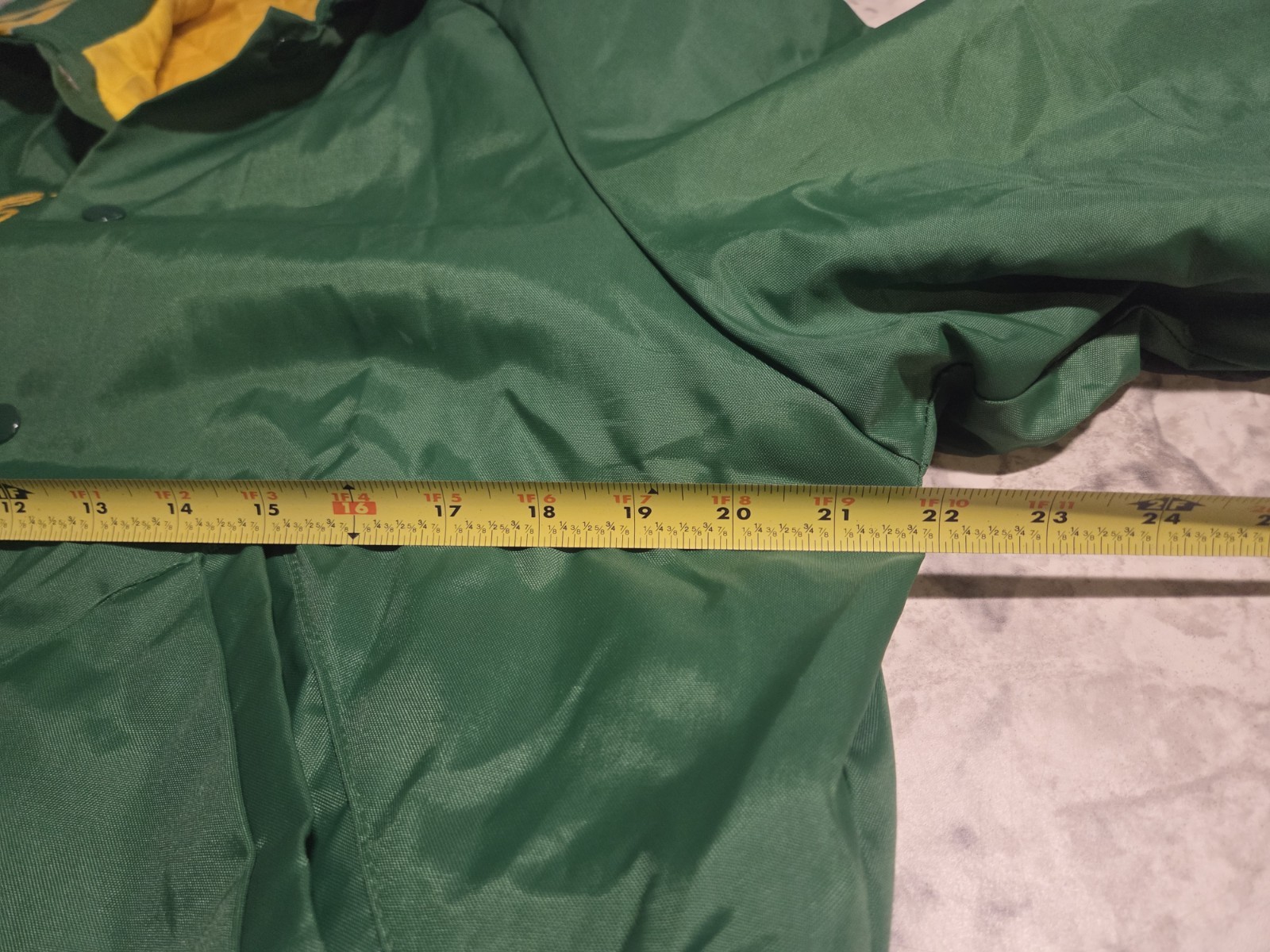 Lambda Chi Alpha Jacket Mens Medium Green Varsity… - image 7