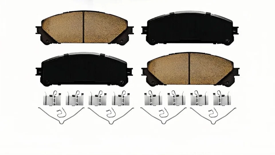 Rotores dianteiros traseiros perfurados + pastilhas de freio para Toyota Sienna Highlander RX350 RX450h* - Imagem 4 de 4