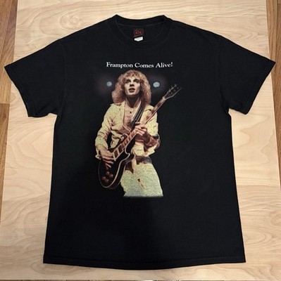 Peter Frampton Comes Alive CINDER BLOCK Medium T-shirt Black Short Sleeve