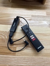 Epson ELPAP12 Android TV Streaming Media Player Stick Dongle HDMI + Remote 