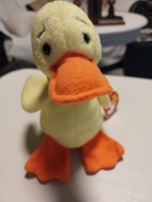Ty Beanie Babys - Quackers The Duck Hand Made In China