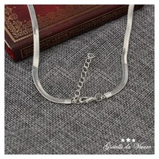 Catena Collana In Acciaio Inossidabile Uomo Donna Unisex Girocollo Punk Argento 