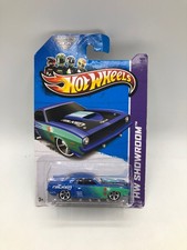 Hot Wheels Showroom '70 Plymouth Aar Cuda Blue/green 247/250