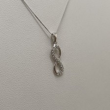 Ciondolo infinito in metallo argento Tabor - Mobilia Store