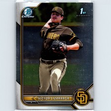 2022 Bowman - Chrome Prospects Victor Lizarraga #BCP-127 - San Diego Padres