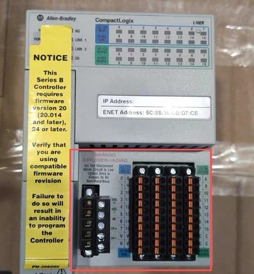 Allen Bradley PLC CPU Terminal Connector for 1769-L16ER, 1769-L18ER 1769-L19ER