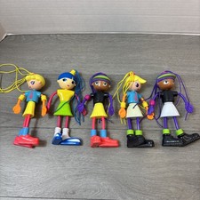 Lot of 5 Betty Spaghetty McDonalds Happy Meal Toys Movable Arms And Legs