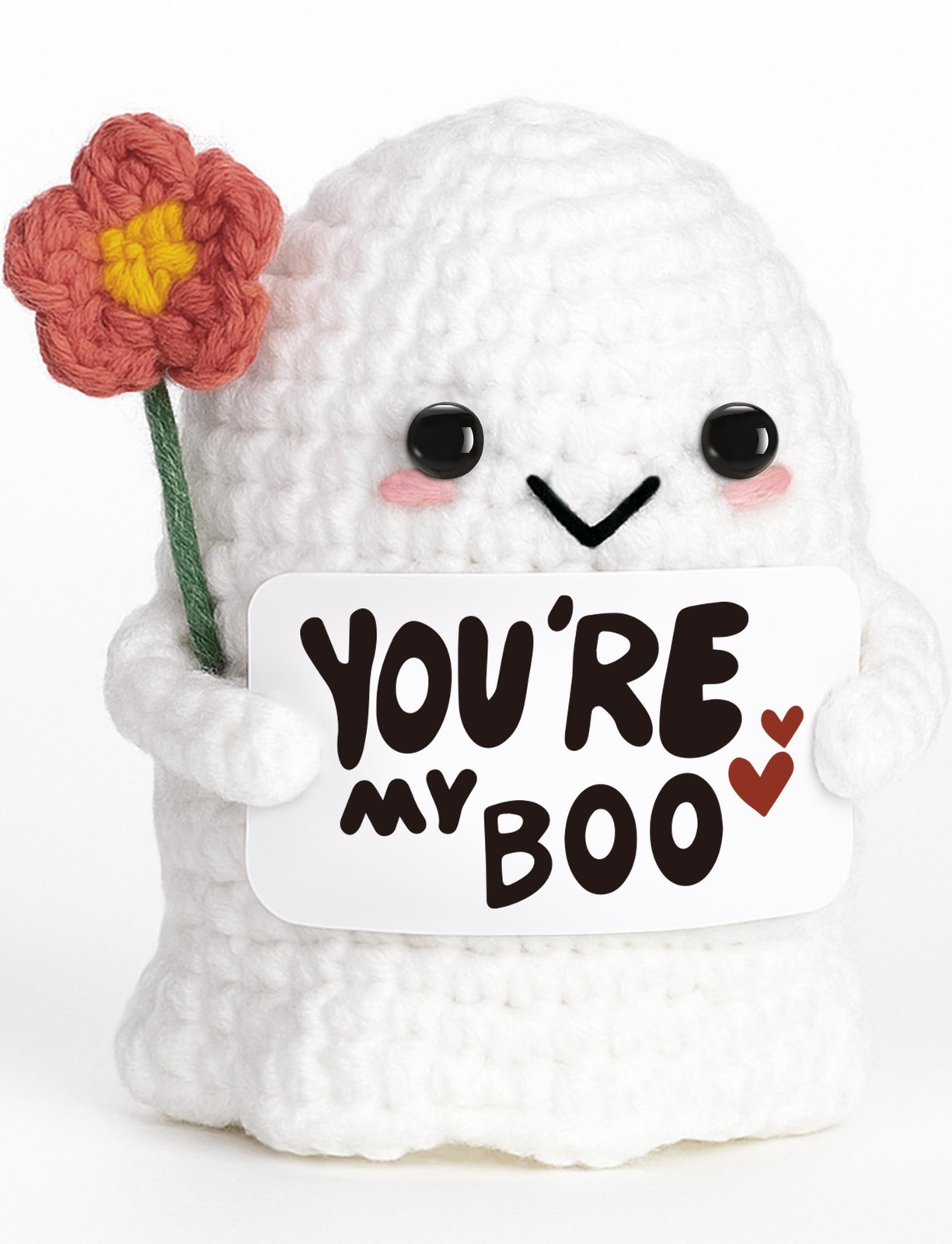 You're My Boo Crochet Ghost - Anniversary Love Birthday Gifts for Women Men H...