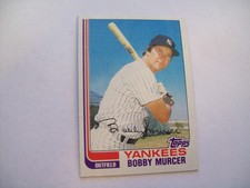 Bobby Murcer New York Yankees NY 1982 TOPPS #208 MLB BASEBALL