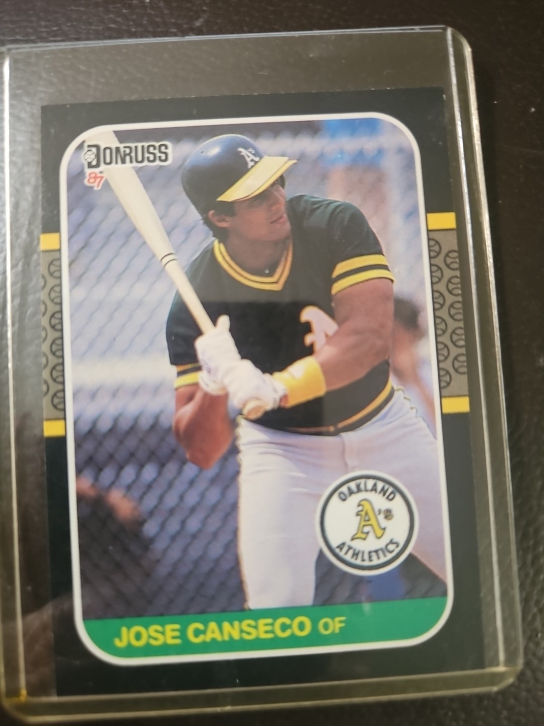 1987 Donruss Jose Canseco #97 Oakland Athletics. E15
