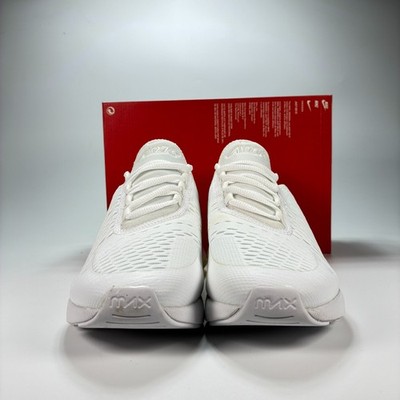 Nike Air Max 270 GS White Silver Running Shoes Sneakers 943345-103