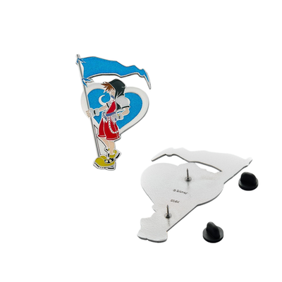 Kingdom Hearts Pin Set 5pc Sora Mickey Donald Goofy Shadow Square
