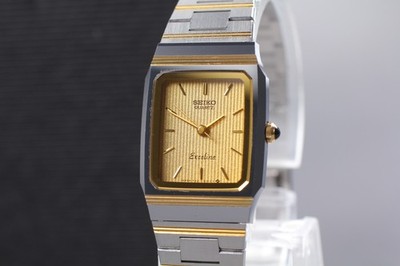 Vtg 1983 [N MINT] Seiko Exceline 7321-5140 NSACG Rectangle Qz