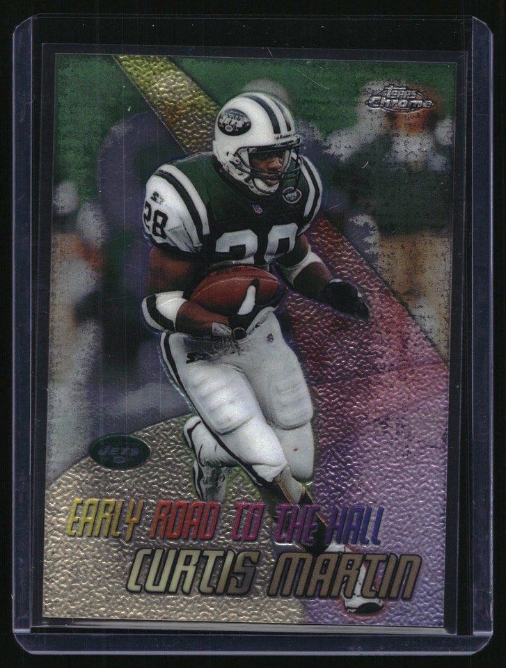 1999 Topps Chrome Early Road to the Hall #H19 Curtis Martin 1999 Topps Chrome Early Road to the Hall #H19 Curtis Martin