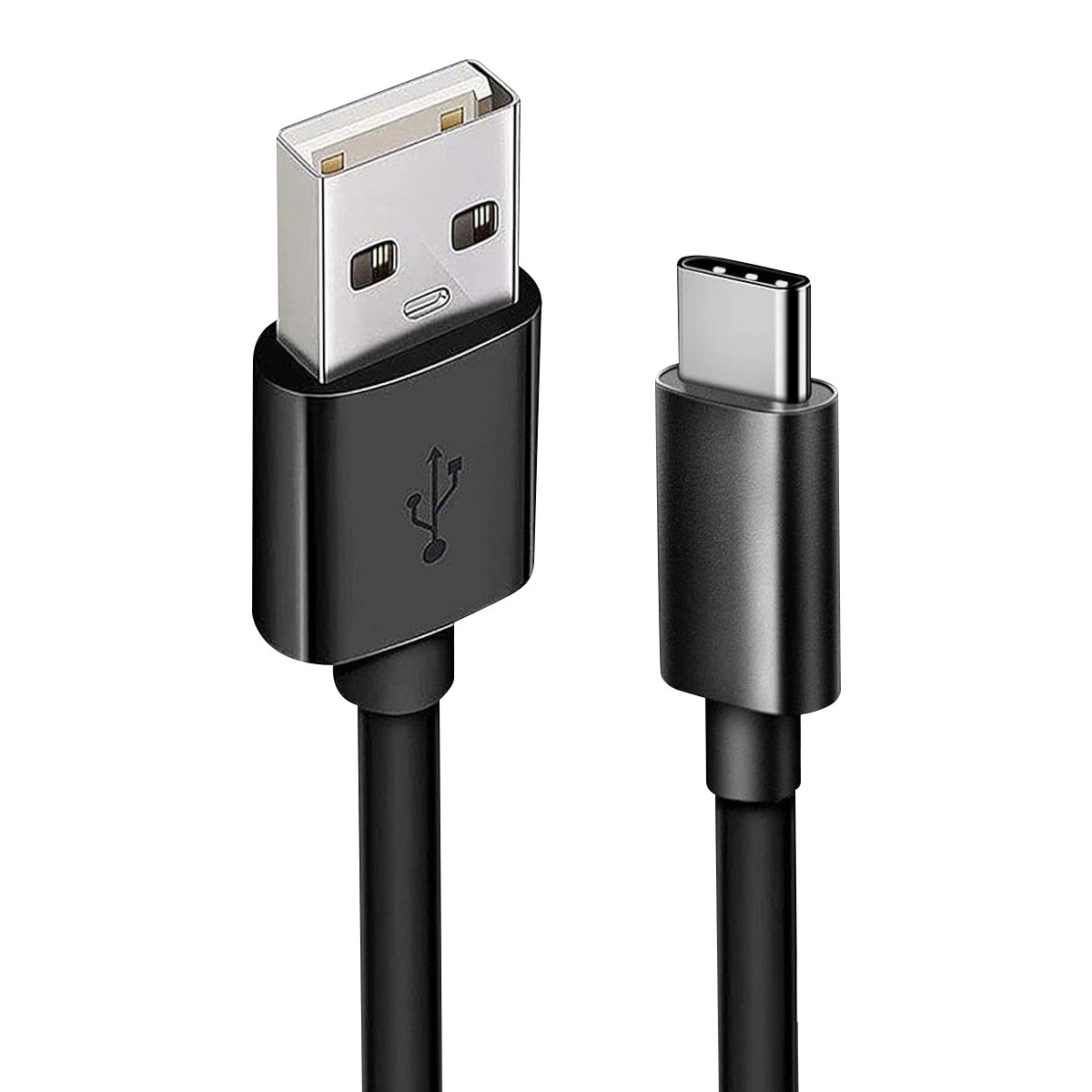 Câble USB-A vers USB-C Forever 1m noir pour transfert de données et charge 1A
