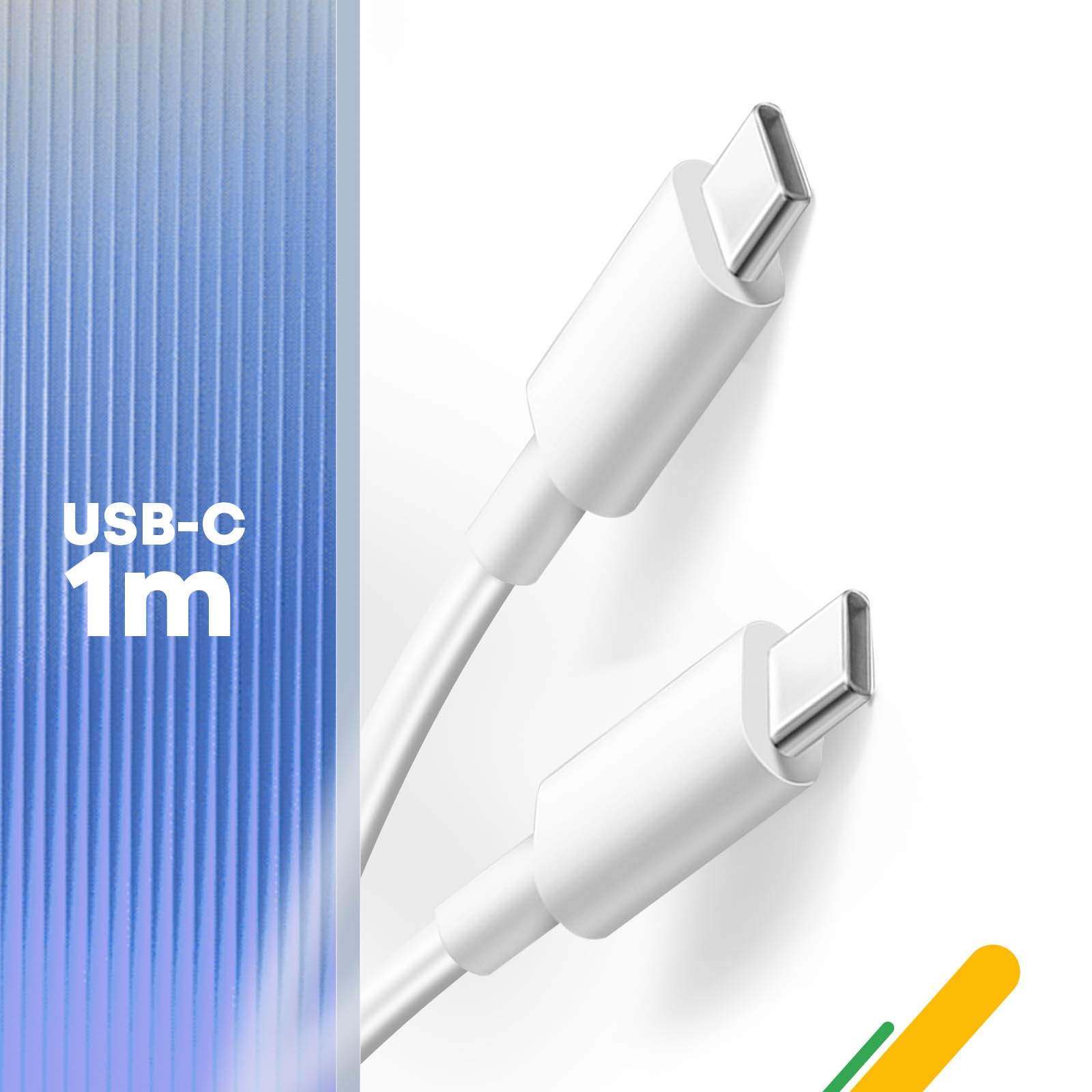 Chargeur USB-C 18W Google bloc secteur et câble de charge