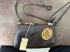 1960s-1970s Wild Pair Brown Clutch Purse with Original Tag