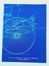 00 Years of Motor-Cars - Daimler Benz 1886-1986 - A Birthday Magazine Mercedes