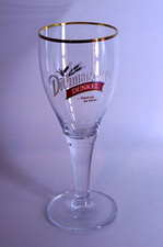 Dithmarscher Dunkel Bierpokal Goldrand Bier Glas 0,3 l Bar Kneipe Gastro NEU