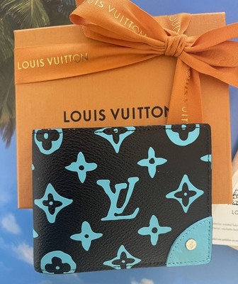 AUTHENTIC LOUIS VUITTON WALLET SS23 VIRGIL ABLOH BLACK GRAFFITI SLENDER NEW