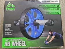 RBX Core Strengthening Ab Wheel Excercise Equipment *New in Box *