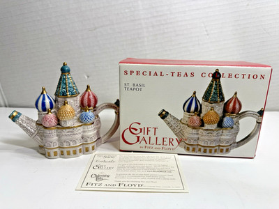 Vintage Fitz & Floyd Famous Landmarks Around the World St Basil Cathedral Teapot