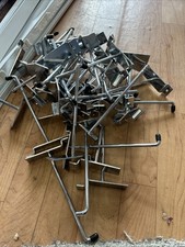 Single Prong Slatwall Hooks Arm Retail Shop Display Hanger 6” (50 Pieces)