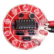 DC 3-5V Voice-Control LED Flowing Light DIY Electronics Kit Soldering Practice