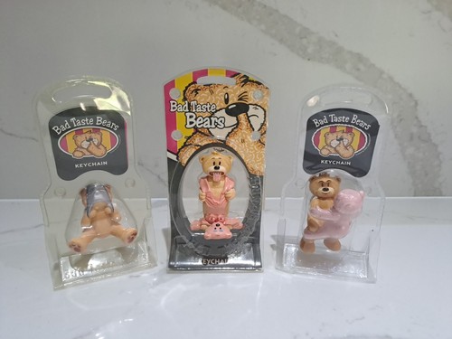Bad taste bears - Schlüsselanhänger x 3 schnelle Verpackung und Versand