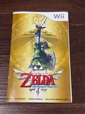 Legend of Zelda Skyward Sword Nintendo Wii Instruction Manual Only