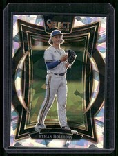 2025 Select Baseball - #49 - Ethan Holliday - Cracked Ice Prizm