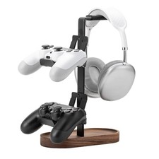 2-in-1 Gaming Controller Stand, Headphone Holder, Desktop Headset Stand for