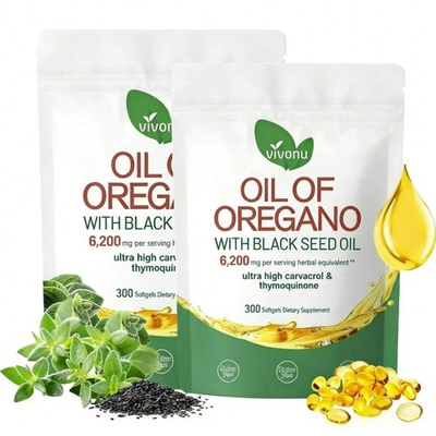 #ad #ad 2 PCS Powerful Synergy Oregano Oil amp; Black Seed Oil – Immune Boosting Capsules $18.98
