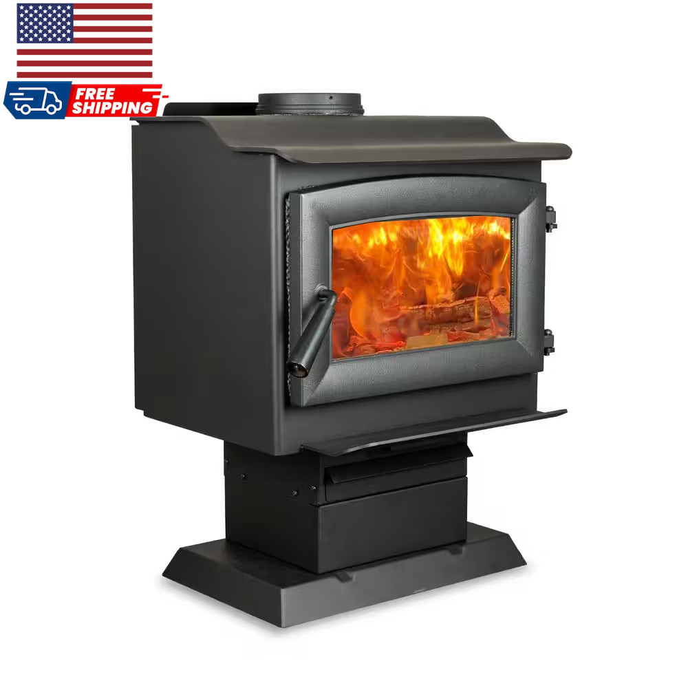 1,200 Sq. Ft. 2020 EPA Certified Wood-Burning Stove FREE SHI